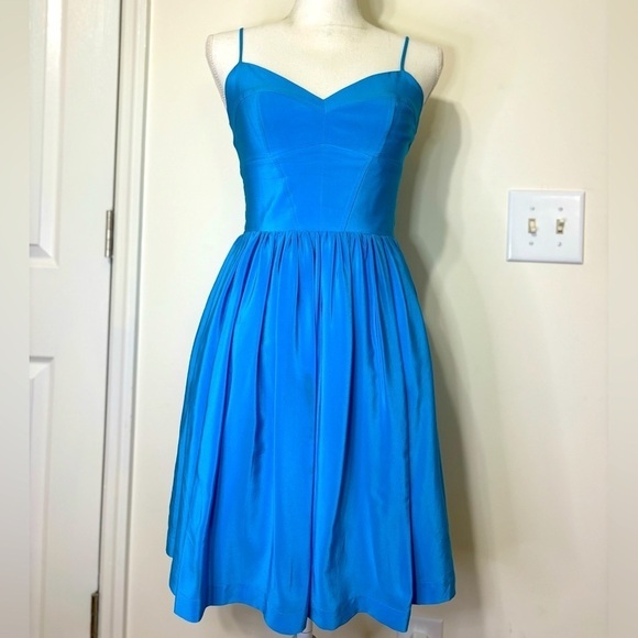 Amanda Uprichard Dresses & Skirts - Amanda Uprichard Silk Blue Dress